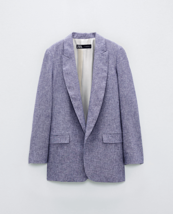 Knit jacket with buttons